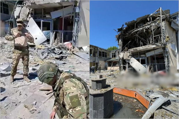 Ukrayna Silahlı Qüvvələri Donetski raketlə vurdu 